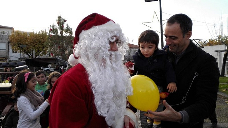 Chegada do Pai Natal a Ponte da Barca 2014