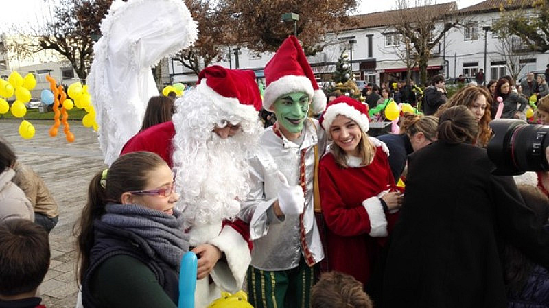Chegada do Pai Natal a Ponte da Barca 2014