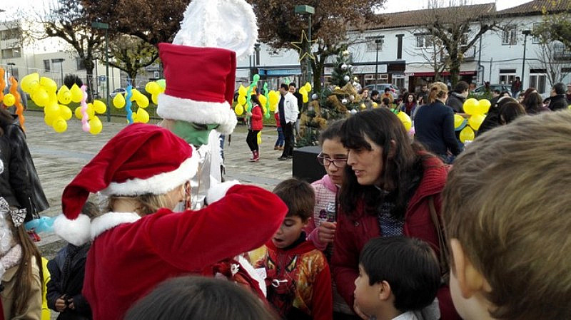Chegada do Pai Natal a Ponte da Barca 2014