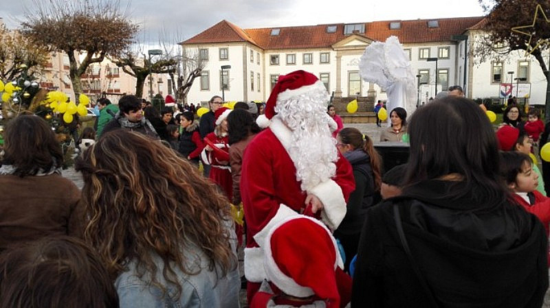 Chegada do Pai Natal a Ponte da Barca 2014