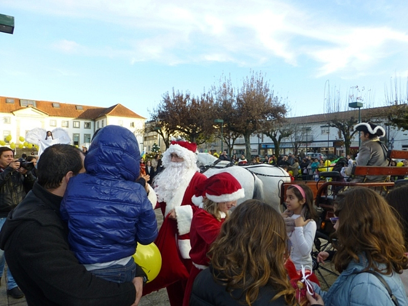 Chegada do Pai Natal a Ponte da Barca 2014