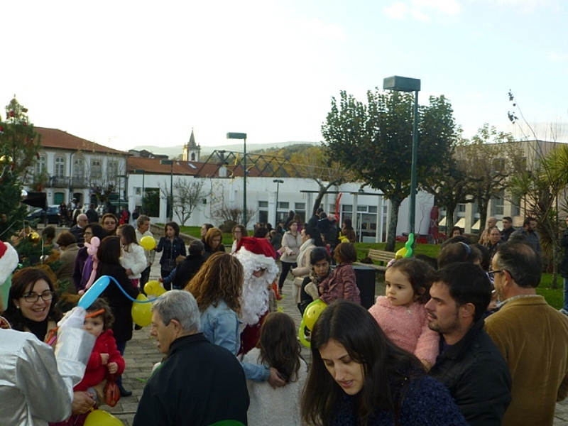 Chegada do Pai Natal a Ponte da Barca 2014