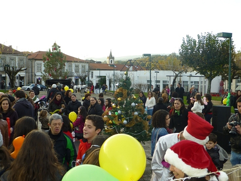 Chegada do Pai Natal a Ponte da Barca 2014