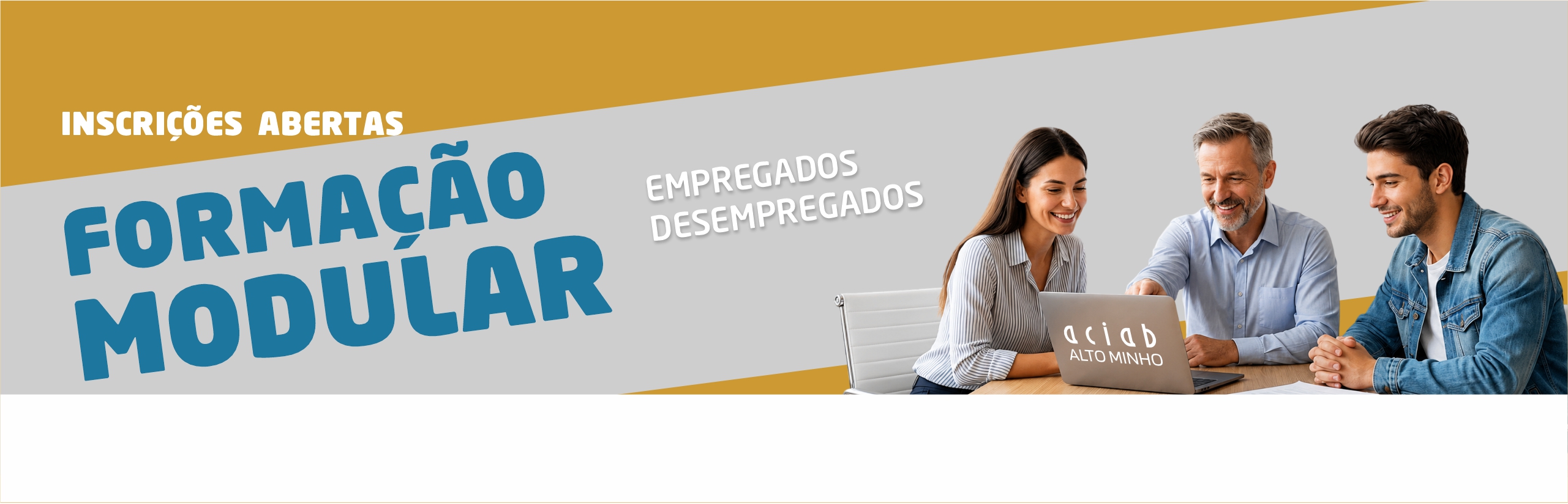 Inscrições Abertas para cursos de Formação Modular