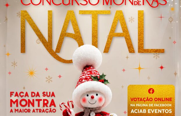 Concurso de Montras de Natal 2026: participe e dê mais vida ao comércio local!